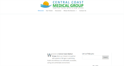 Desktop Screenshot of centralcoastmedicalgroup.com